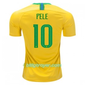 Billige Fotballdrakter Brasil Pele 10 VM 2018 Hjemmedraktsett